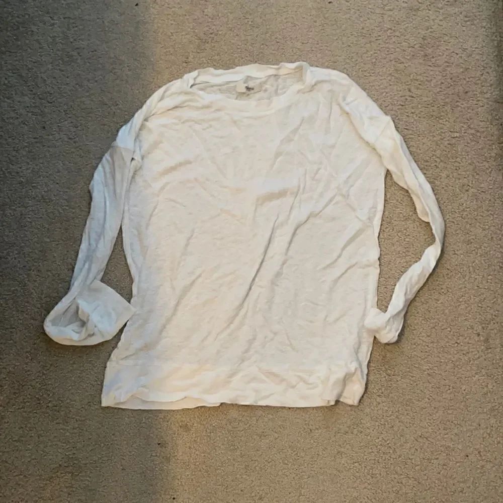 Madewell White Gauze along Sleeve